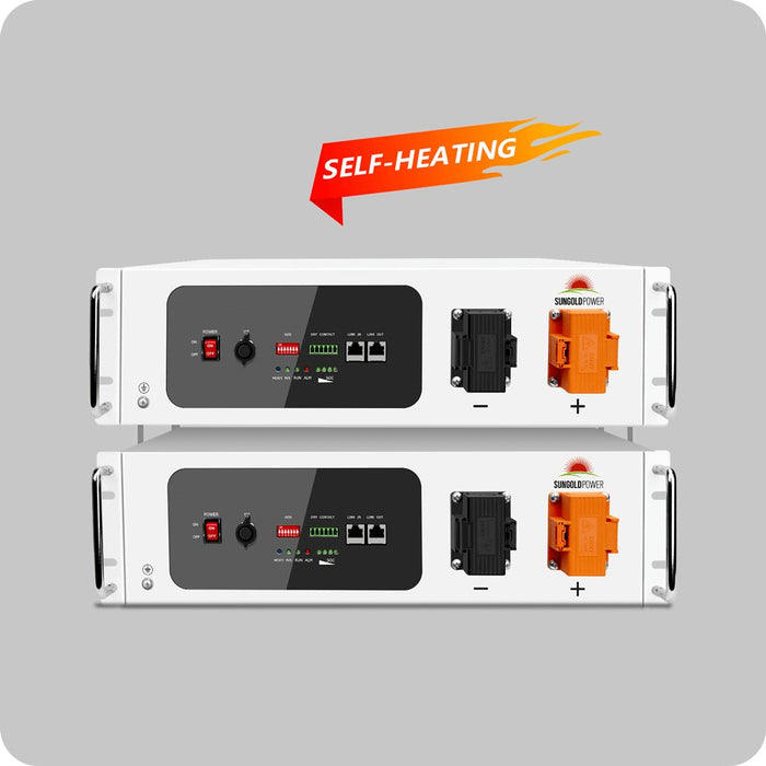 Sungold Power 48V 100AH Lithium Battery Self-Heating Server Rack Battery