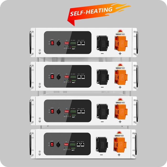 Sungold Power 48V 100AH Lithium Battery Self-Heating Server Rack Battery