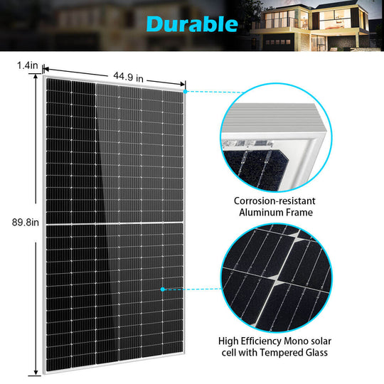 Sungold Power 550W MONOCRYSTALLINE PERC Solar Panel + Choose Your Custom Package