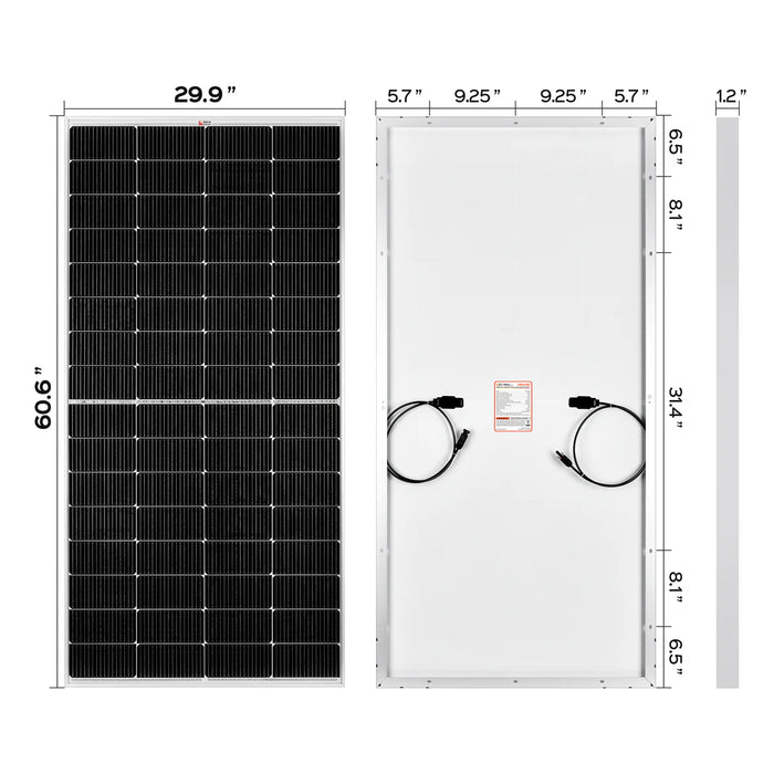 Rich Solar 2500W 48VDC-120VAC Solar Kit