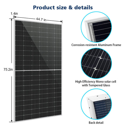 Sungold Power 460W BIFACIAL PERC Solar Panel + Choose Your Custom Package