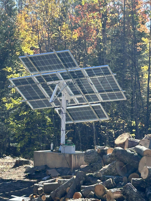 Eco Worthy Dual Axis Solar Tracker System + 6x 195W Bifacial Solar Panels