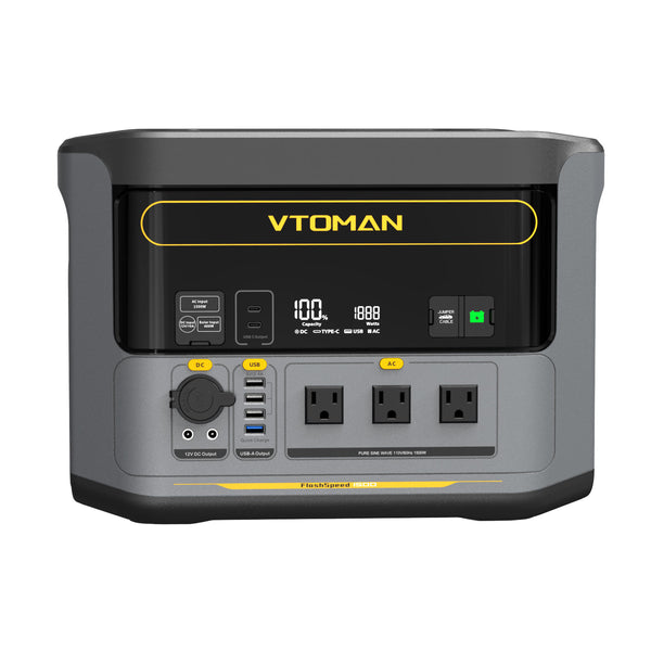 VTOMAN FlashSpeed 1500 (1548Wh/1500W) Portable Power Station
