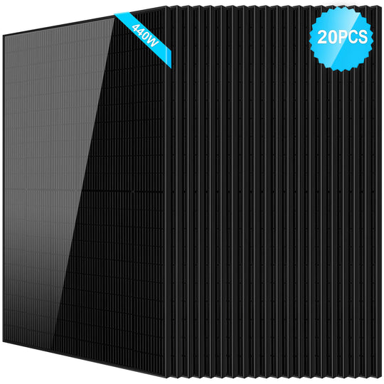 Sungold Power 440W Mono Black PERC Solar Panel + Choose Your Custom Package