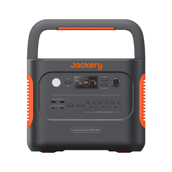 Jackery 1000 Plus + 2x SolarSaga 100 Panel 1264Wh 2000W Solar Generator