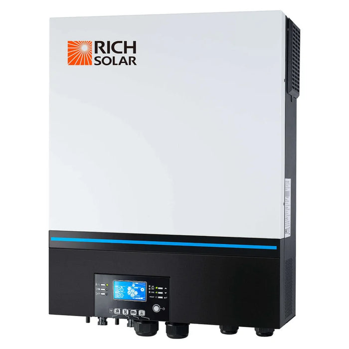 Rich Solar 13,000W 120/240V Output, 48VDC 28.8kWh Alpha 5 Pro Server Lithium Iron Phosphate Battery Off-Grid System Kit