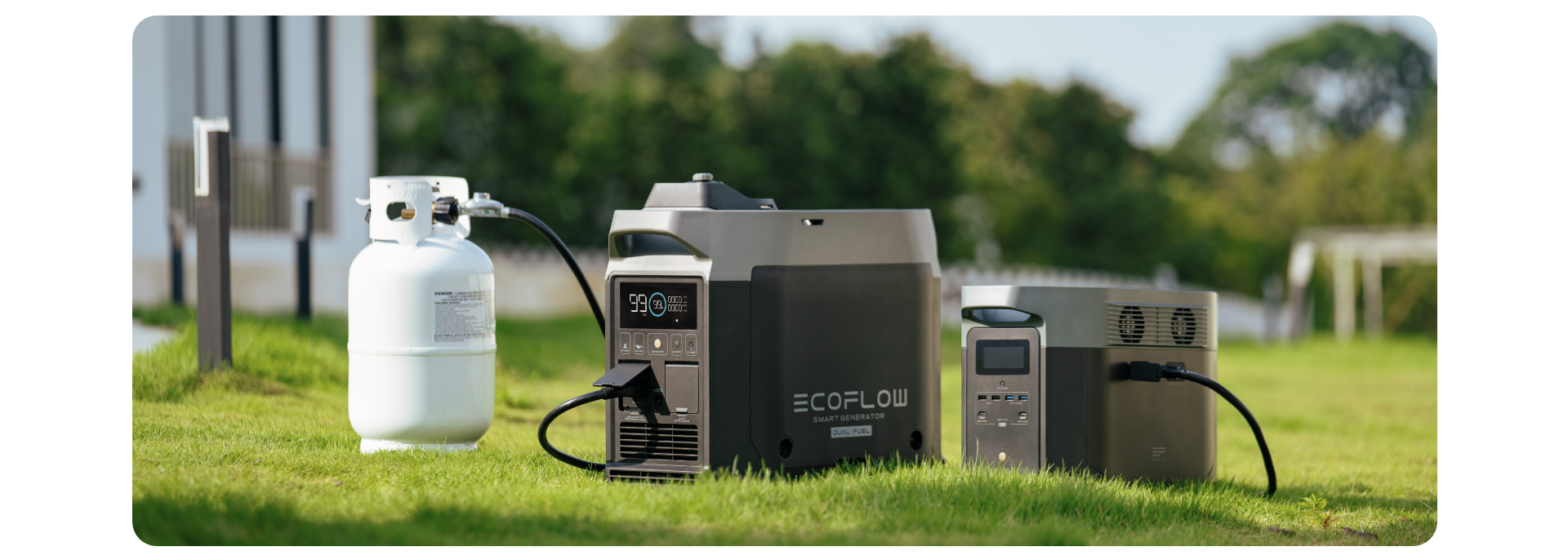 EcoFlow DELTA Pro + 1 x Smart Generator (Dual Fuel) + Adapter