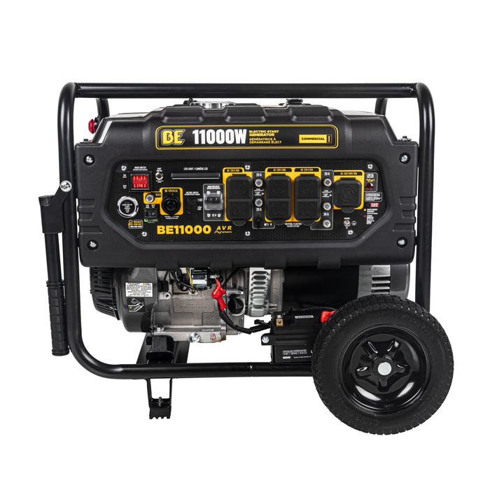 BE Power Equipment 11,000 Watt Generator Electric Start Portable Generator