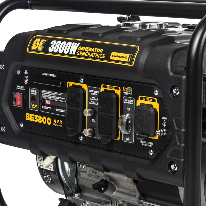 BE Power Equipment 3,800 Watt Generator