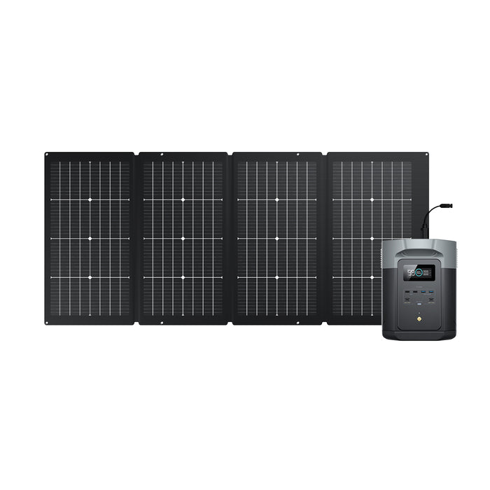 EcoFlow DELTA 2 Max Solar Generator 2048Wh 3400W + Choose Your Custom Package