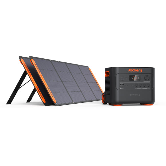 Jackery Solar Generator 2000 Plus x2 SolarSaga 200W Panels Complete Solar Kit