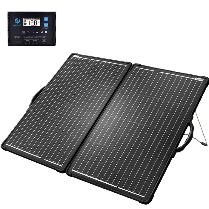 ACOPOWER Plk 200W 20A Charge Controller Lightweight Briefcase Solar Panel Kit