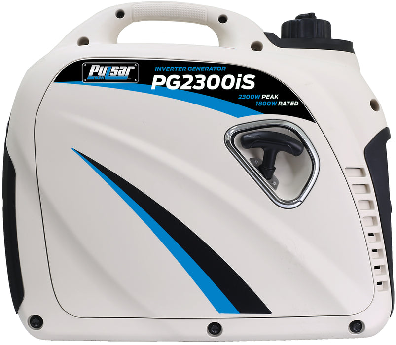 Pulsar 2,300W Portable Gas-Powered Inverter Generator with USB Outlet & Parallel Capability