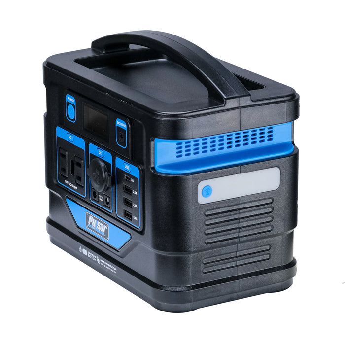 Pulsar 200 Watt Lithium-Ion Portable Power Station with LCD Display and Flashlight