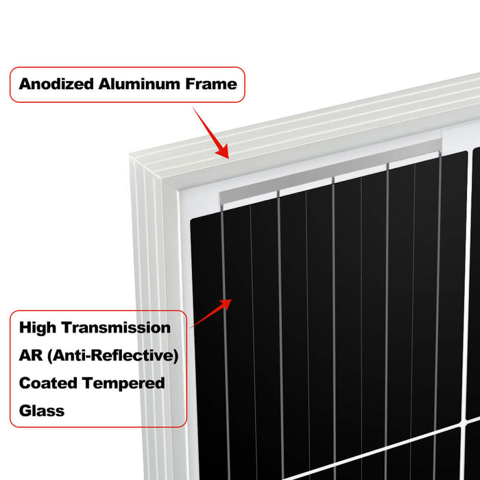 Rich Solar MEGA 200W 12V Monocrystalline Solar Panel