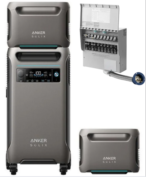 Anker SOLIX F3800 Portable Power Station 6000W + Choose Your Custom Package