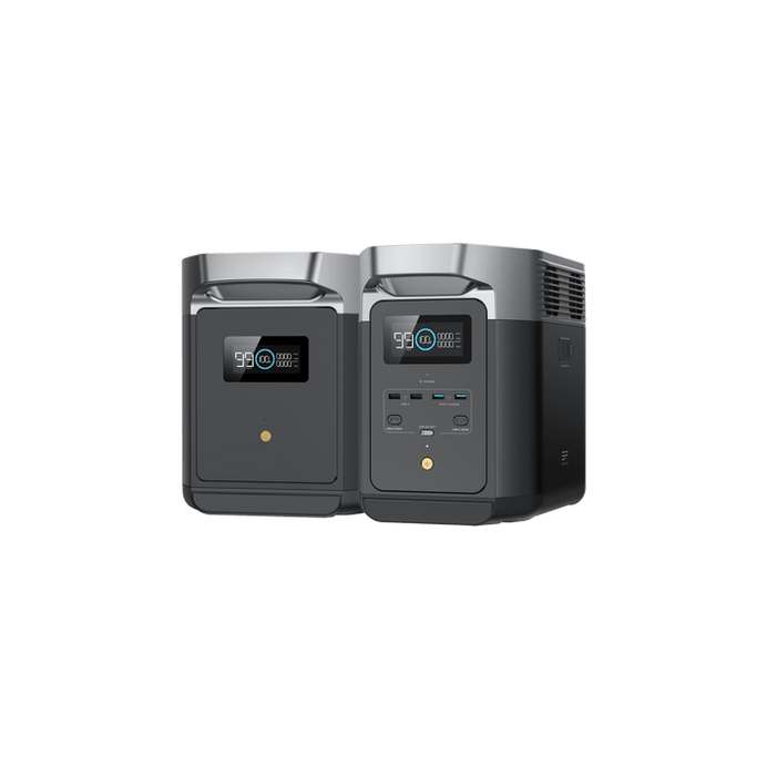 EcoFlow DELTA 2 Max Solar Generator 2048Wh 3400W + Choose Your Custom Package