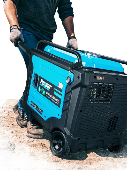 Pulsar 9,500 Watt Super Quiet Dual Fuel Inverter Generator with CO Alert and Remote Start