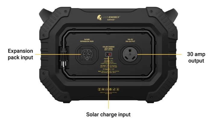 Lion Energy Safari Solar Generator 3,000W, 1,612Wh, LifePO4 Battery Lion Energy 100W 24V Solar Panel + 1 XP Battery + Choose Your Custom Package