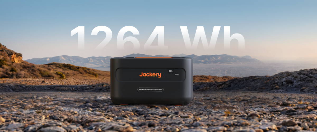 Jackery E1000Plus + 1000Plus Battery Pack 2000W Solar Power Station